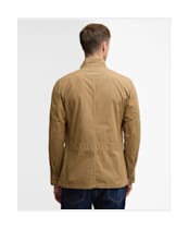 Men's Barbour Corbridge Casual Cotton Jacket - Stone