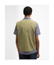 Men's Barbour Festival Gilet - Bleached Olive
