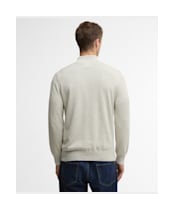 Men’s Barbour Cotton Half Zip Sweater - Neutral