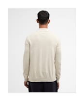 Men's Barbour Pima Cotton Knitted Polo Shirt - Neutral