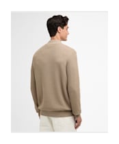 Men's Barbour International Herring Half Zip Jumper - Coriander