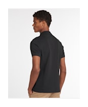 Men's Barbour Sports Polo 215G - Black