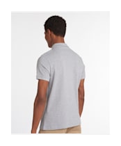 Men's Barbour Sports Polo 215G - Grey Marl