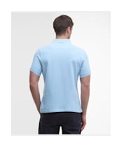 Men's Barbour Sports Polo 215G - Sky