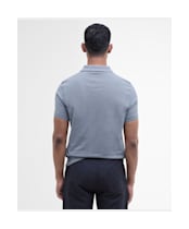 Men's Barbour Sports Polo 215G - Washed Blue