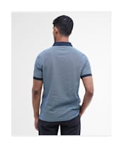 Men's Barbour Sports Polo Mix Shirt - Navy
