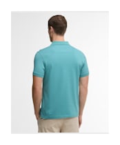 Men's Barbour Active Tailored Fit Polo Shirt - Light Teal