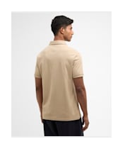 Men's Barbour Premium Corpatch Tailored Polo Shirt - Washed Stone