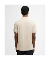 Men's Barbour Reston Tartan Trim Tailored Polo Shirt - Mist