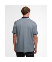 Men's Barbour Weston Textured Polo Shirt - Navy