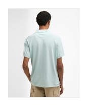 Men's Barbour Comebe Tailored Fit Polo Shirt - Mint Blue