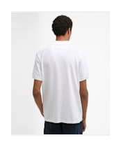Men's Barbour Comebe Tailored Fit Polo Shirt - White