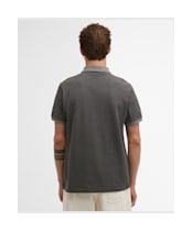 Men's Barbour International Cowley Oxford Polo Shirt - Black