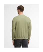 Men's Barbour Pique Applique Crew Sweatshirt - Laurel Green