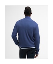 Men's Barbour Pique Interlock Half Zip Sweatshirt - Oceana
