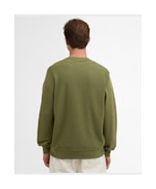 Men's Barbour International Kaspain Crew Sweatshirt - Burnt Olive