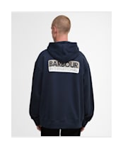 Men's Barbour International Oversized Wendell Hoodie - Navy