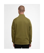 Men's Barbour International Markford Half Zip Sweatshirt - Cable Olive