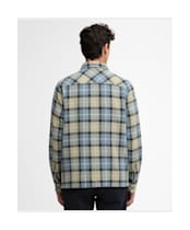 Men's Barbour Vennel Textured Tartan Overshirt - Highland Loch Tartan
