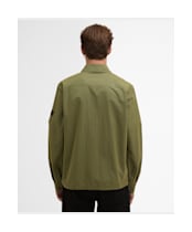 Men's Barbour International Warren Overshirt - Burnt Olive