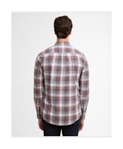 Men's Barbour Hillroad Long Sleeve Tailored Fit Cotton Shirt - Peppercorn
