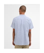 Men's Barbour Nelson Gingham Summer Fit Shirt - Blue