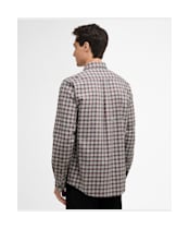 Men's Barbour International Peregrine Check Shirt - Burnt Henna