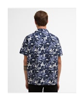 Men's Barbour International Chappel Printed Shirt - Navy