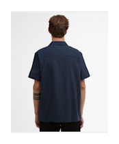 Men's Barbour International Wayback Waffle Shirt - Navy