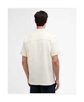Men's Barbour International Wayback Waffle Shirt - Whisper White