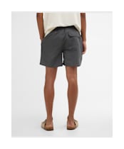 Men's Barbour Water Reactive Leaf Print Swim Short - Asphalt