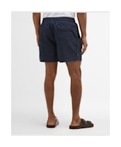 Men's Barbour Water Reactive Tartan Swim Short - Navy
