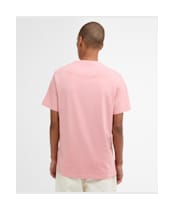 Men's Barbour Essential Sports T-Shirt - Mineral Pink