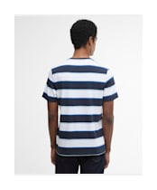 Men's Barbour Meldon Stripe T-Shirt - Navy