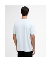 Men's Barbour International Unite Printed T-Shirt - Skywriting