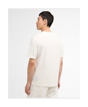 Men's Barbour International Shifter Graphic Print T-Shirt - Whisper White