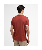 Men's Barbour International Howall T-Shirt - Burnt Henna