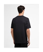 Men's Barbour International Piston Graphic  T-Shirt - Black