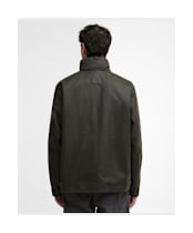 Men's Barbour Re-Engineered Ridley Waxed Jacket - Archive Olive