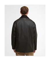 Men's Barbour Lightweight Stratford Waxed Jacket - Dark Olive