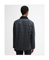 Men's Barbour Tartan Ambleside Waxed Jacket - Navy Tartan