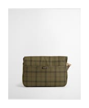 Barbour Transport Riever Crossbody Bag - Dusky Green Tartan
