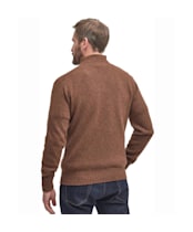 Men's Barbour Essential Wool Half Zip Sweater - Sandstone