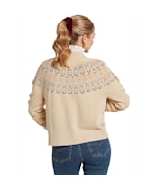 Women's Schöffel Tresness Fairisle Jumper - Port / Lake Blue