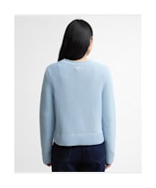 Women's Barbour Fawley Knitted Jumper - Celestial Blue