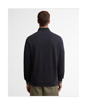 Men's Barbour Rosford Half Zip Sweatshirt - Dark Navy