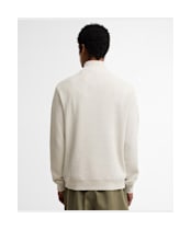 Men's Barbour Ravensworth Half Zip Sweatshirt - Ecru Marl