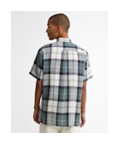 Men's Barbour Croft Short Sleeve Summer Shirt - Meadow Brook Tartan