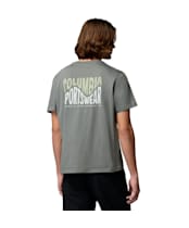 Men's Columbia CSC™ Outdoor Back Graphic Tee - Sedona Sage / Wavy Branded Peaks