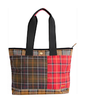 Women's Barbour Mya Patchwork Tote Bag - CLASSIC/CARDINA